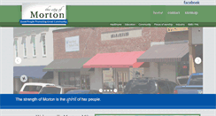 Desktop Screenshot of cityofmorton.com